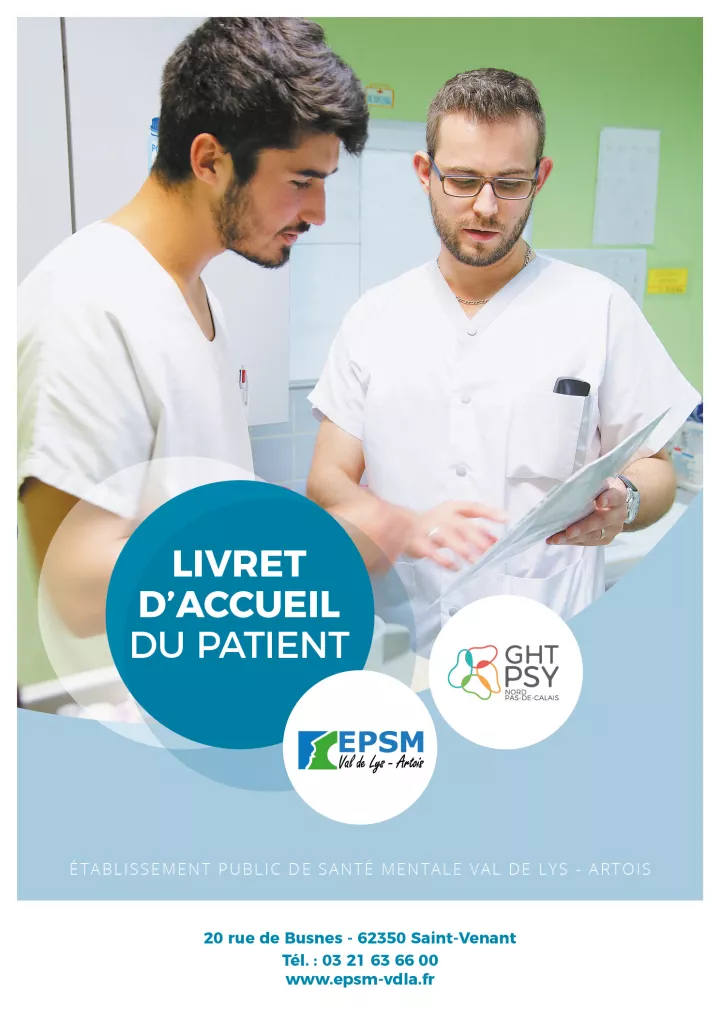 Livret d'accueil du patient 